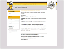 Tablet Screenshot of luditarde.edu.coruna.es