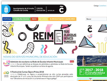 Tablet Screenshot of edu.coruna.es